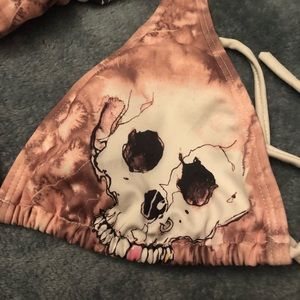 skull and key pink bikini (2pc)